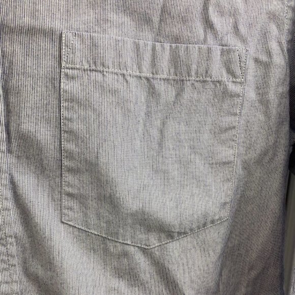 Men's J. Crew Blue Striped Button-Down Shirt - Picture 3 of 5